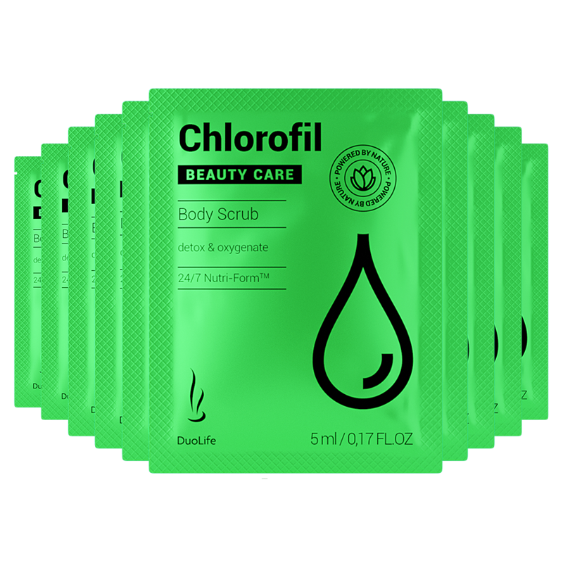Sample - DuoLife Beauty Care Chlorofil Body Scrub 5 ml (10 pcs)