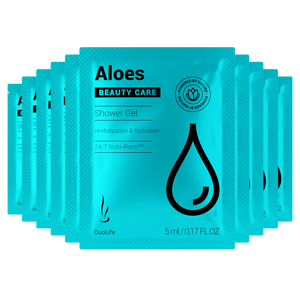 Sample - DuoLife Beauty Care Aloes Shower Gel 5 ml (10 pcs)