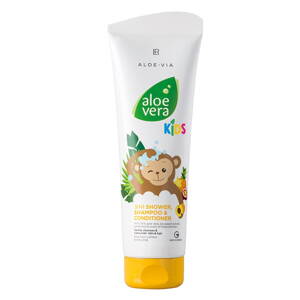 Aloe Vera Jungle Friends 3in1 Šampón, kondicionér & sprchový gel