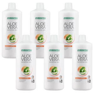 LR LIFETAKT Aloe Vera Drinking Gel Broskňa Séria 6 ks